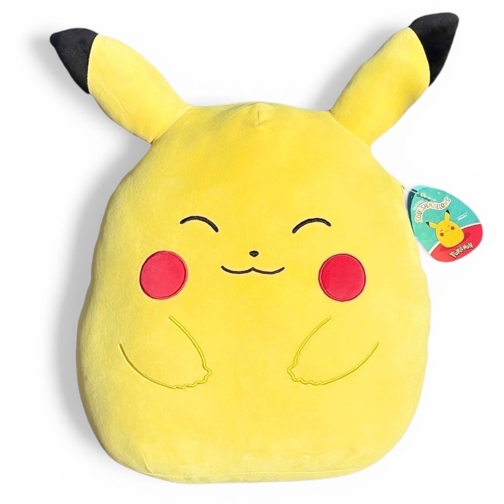 Squishmallows Pikachu‎ 20" Jumbo Plush Pokemon Yellow NWT